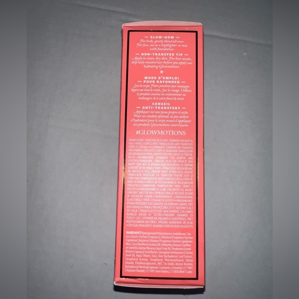NWB GLOWMOTIONS Limited Edition Glowmotions Glow Body Oil in Carnaval Queen - Picture 8 of 8